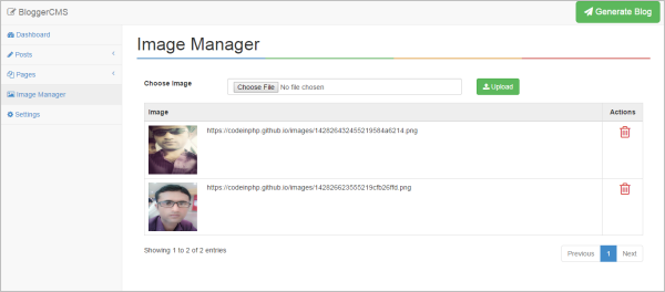 Images Manager